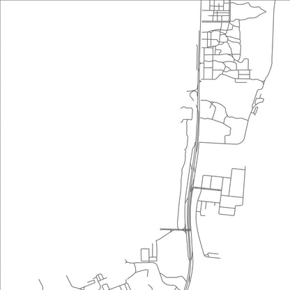 ROAD MAP OF GIRATH, UNITED ARAB EMIRATES BY MAPBAKES