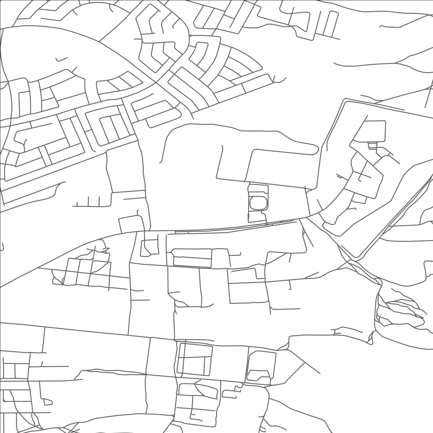 ROAD MAP OF HUNAYWAH, UNITED ARAB EMIRATES BY MAPBAKES