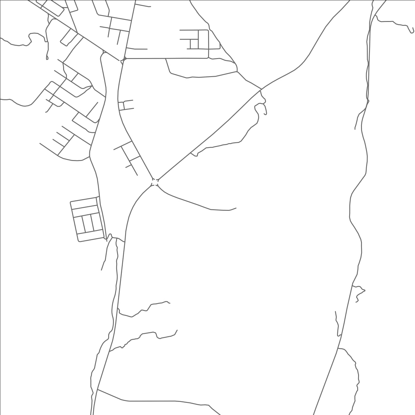 ROAD MAP OF KHULAYBĪYAH, UNITED ARAB EMIRATES BY MAPBAKES