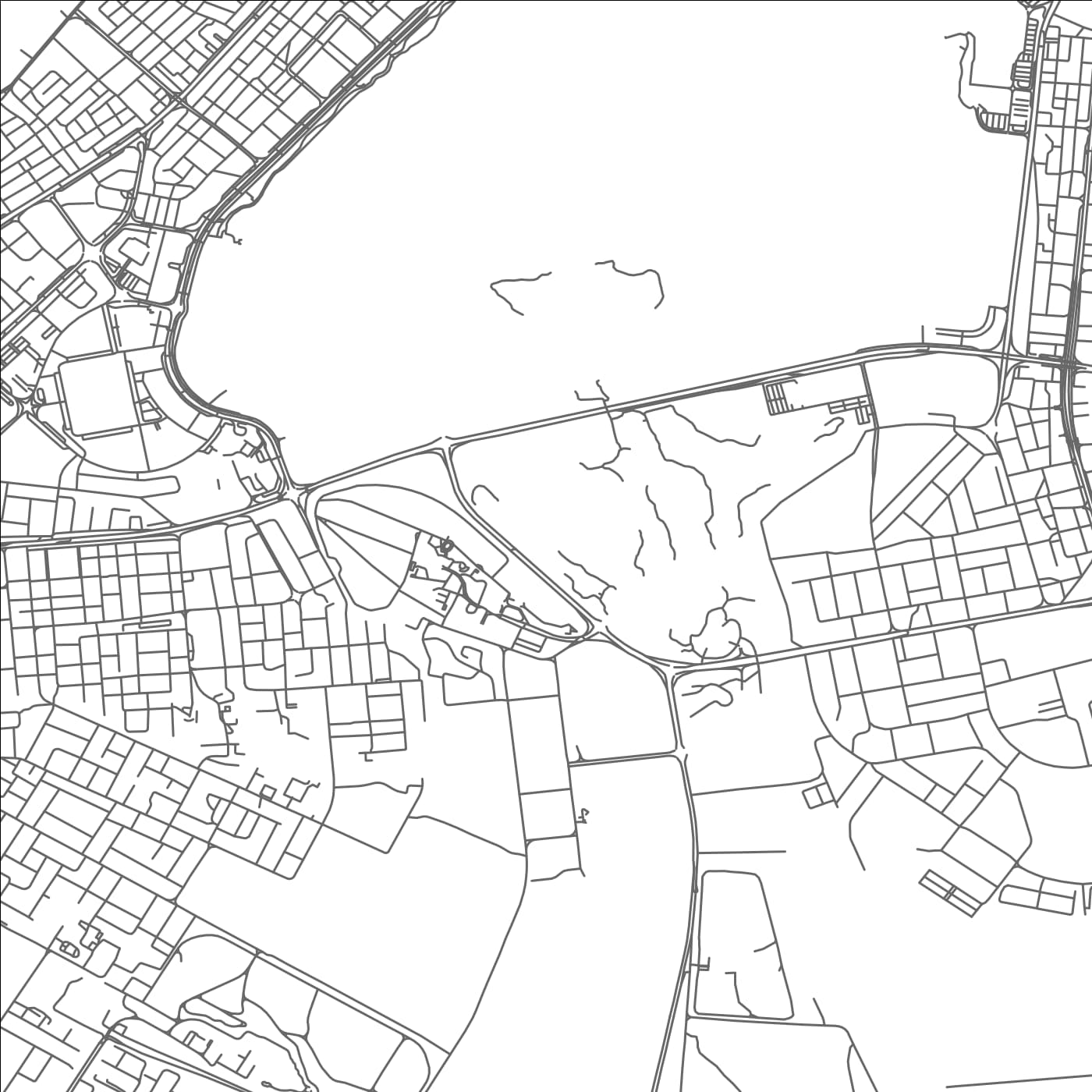 ROAD MAP OF RA’S AL KHAYMAH, UNITED ARAB EMIRATES BY MAPBAKES