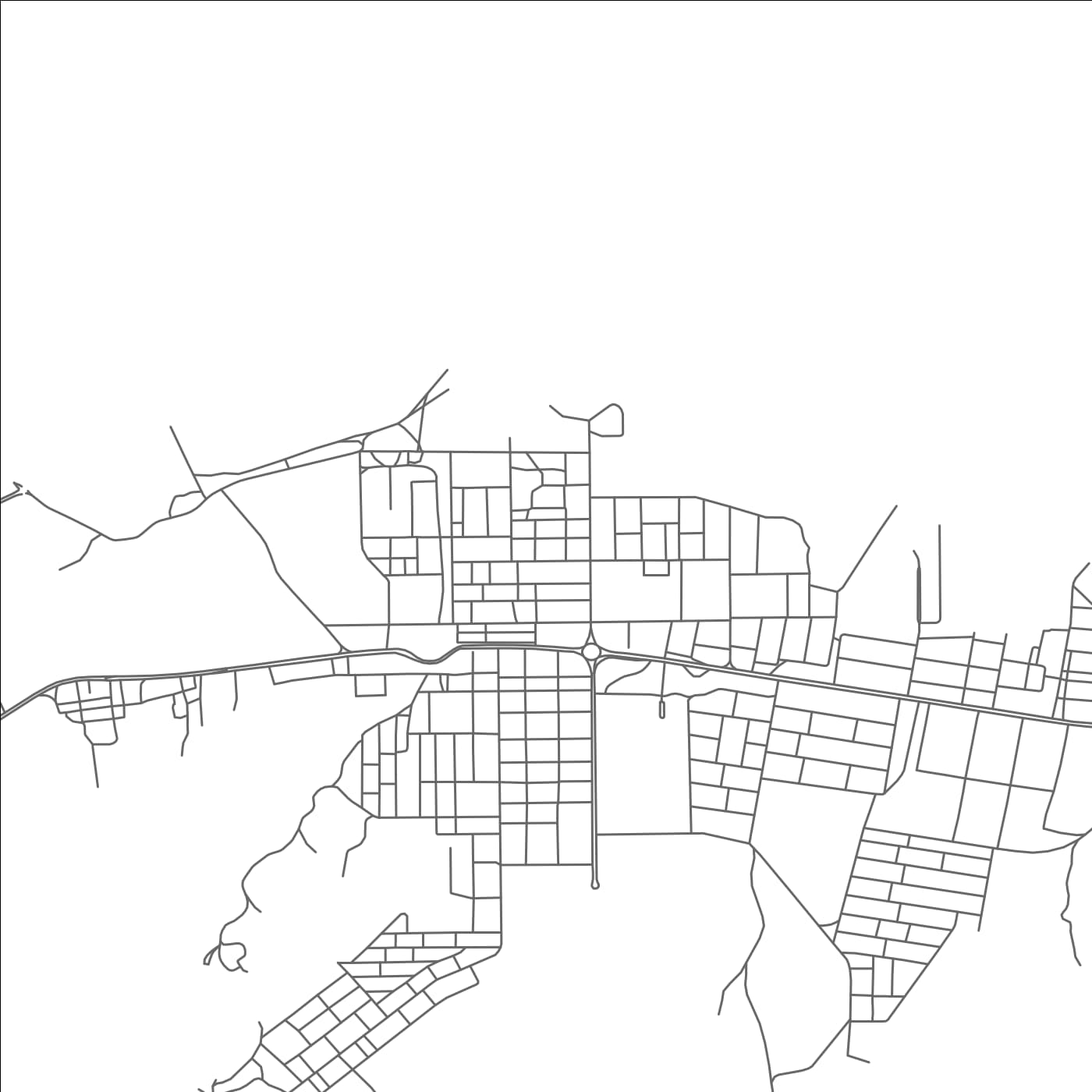 ROAD MAP OF RAS DIBBA, UNITED ARAB EMIRATES BY MAPBAKES