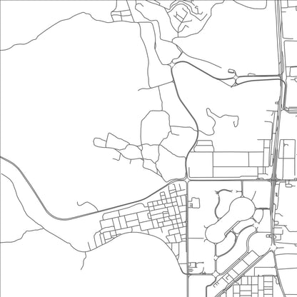 ROAD MAP OF SAQAMQAM, UNITED ARAB EMIRATES BY MAPBAKES