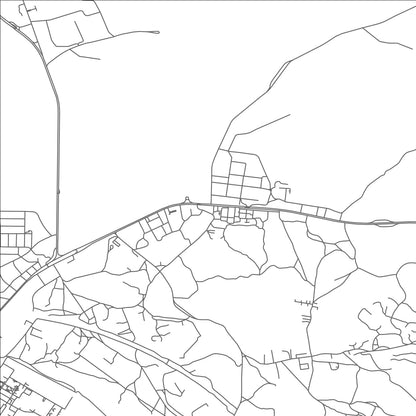 ROAD MAP OF THOBAN, UNITED ARAB EMIRATES BY MAPBAKES