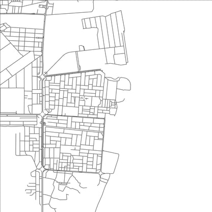 ROAD MAP OF ZUBĀRAH, UNITED ARAB EMIRATES BY MAPBAKES