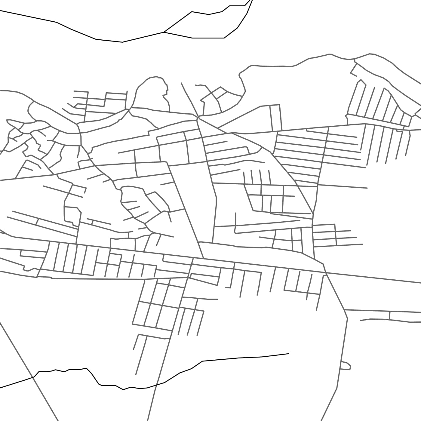 ROAD MAP OF BALIQCHI, UZBEKISTAN BY MAPBAKES