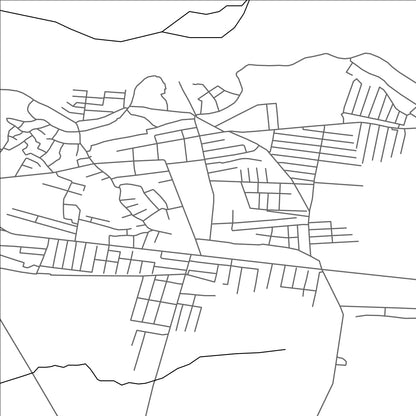 ROAD MAP OF BALIQCHI, UZBEKISTAN BY MAPBAKES