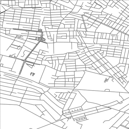 ROAD MAP OF BERUNIY, UZBEKISTAN BY MAPBAKES