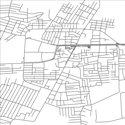 ROAD MAP OF BESHKENT SHAHRI, UZBEKISTAN BY MAPBAKES