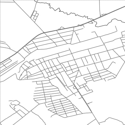 ROAD MAP OF BULUNG'UR SHAHRI, UZBEKISTAN BY MAPBAKES