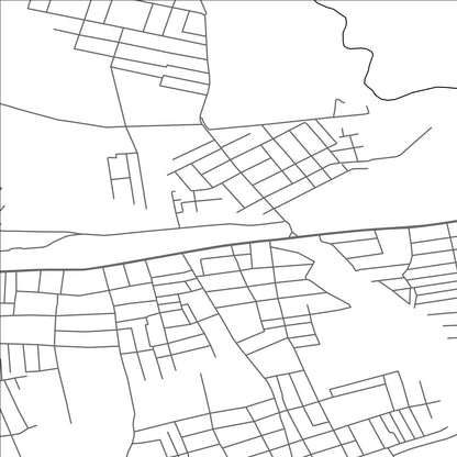 ROAD MAP OF CHARXIN, UZBEKISTAN BY MAPBAKES