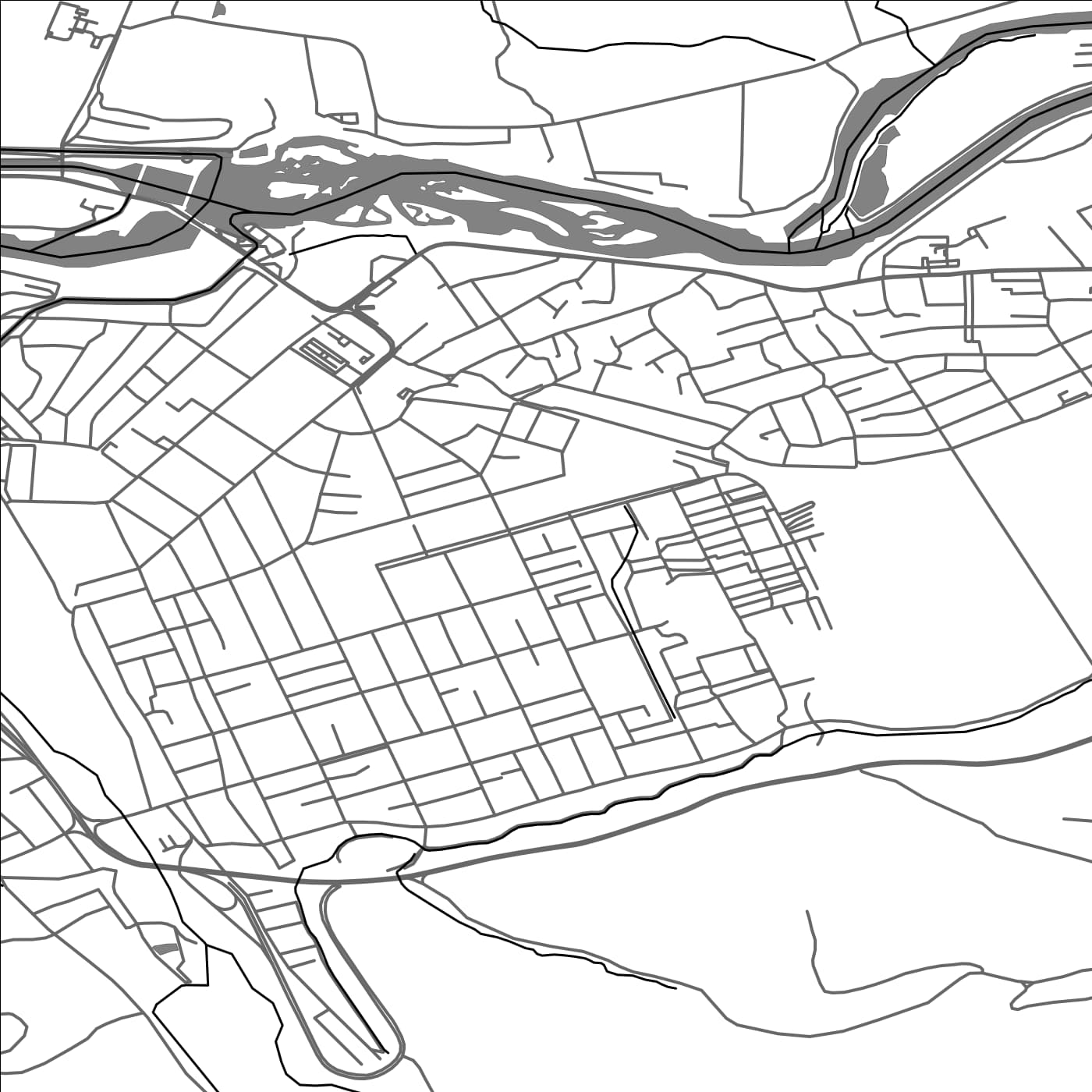 ROAD MAP OF G`AZALKENT, UZBEKISTAN BY MAPBAKES