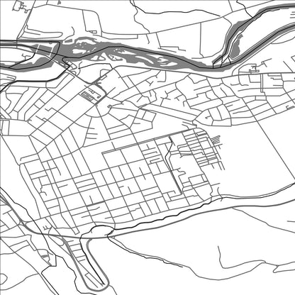 ROAD MAP OF G`AZALKENT, UZBEKISTAN BY MAPBAKES