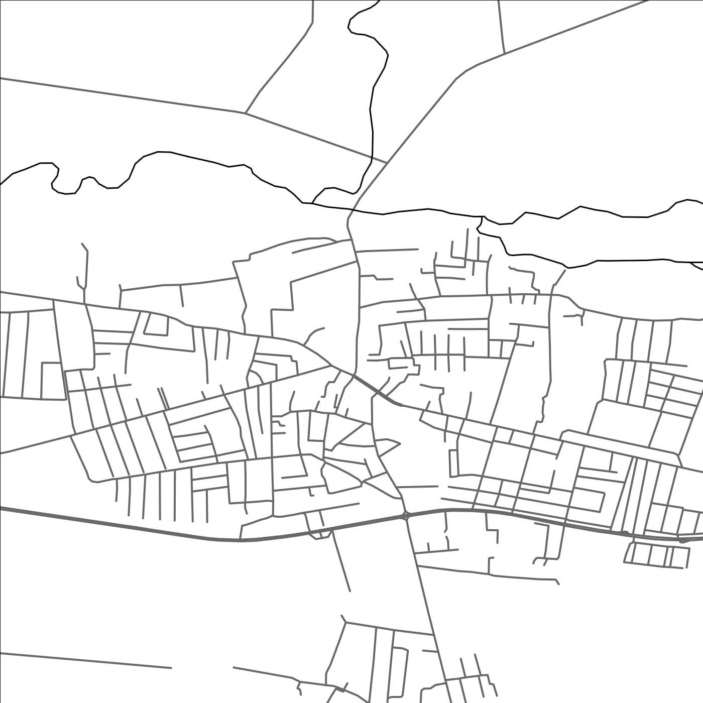 ROAD MAP OF ISHTIXON SHAHRI, UZBEKISTAN BY MAPBAKES