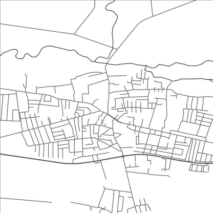 ROAD MAP OF ISHTIXON SHAHRI, UZBEKISTAN BY MAPBAKES