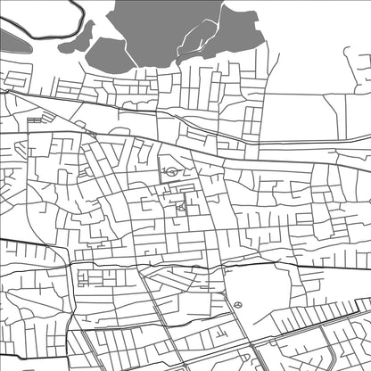 ROAD MAP OF KARMANA, UZBEKISTAN BY MAPBAKES