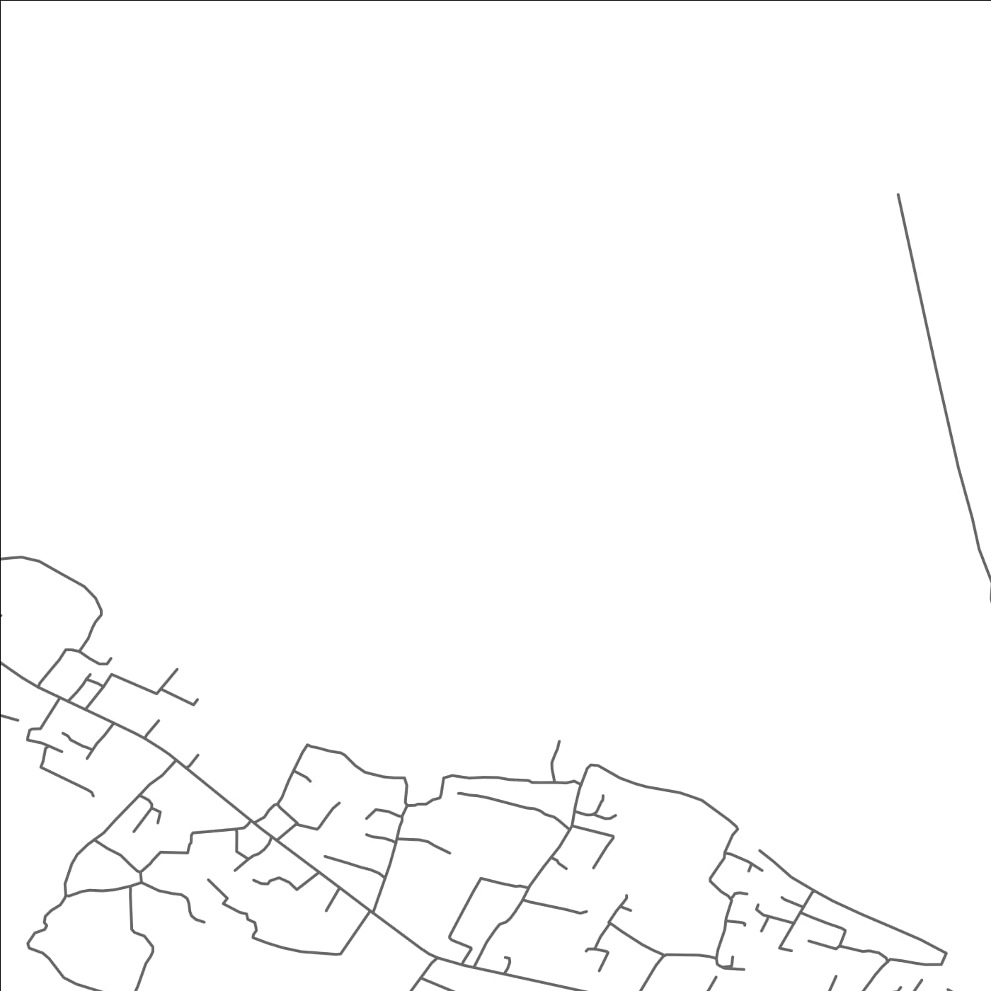 ROAD MAP OF KATTAGAN, UZBEKISTAN BY MAPBAKES