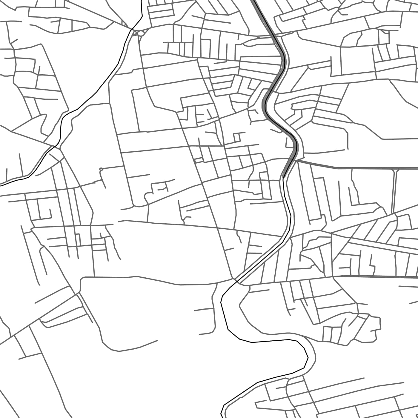 ROAD MAP OF KATTAQO'RG'ON SHAHRI, UZBEKISTAN BY MAPBAKES