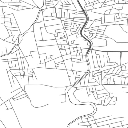 ROAD MAP OF KATTAQO'RG'ON SHAHRI, UZBEKISTAN BY MAPBAKES