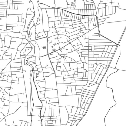 ROAD MAP OF KOSONSOY, UZBEKISTAN BY MAPBAKES