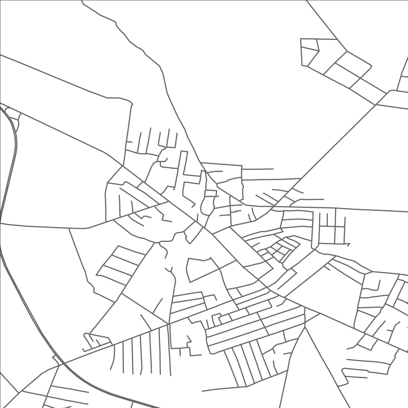 ROAD MAP OF LOYISH SHAHARCHASI, UZBEKISTAN BY MAPBAKES