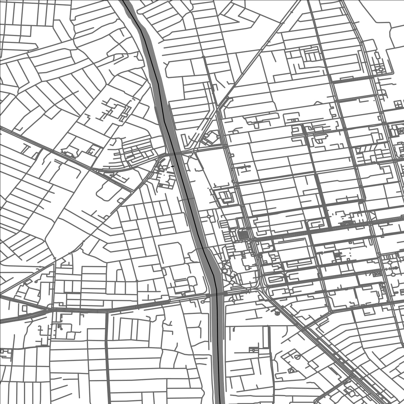 ROAD MAP OF NUKUS, UZBEKISTAN BY MAPBAKES