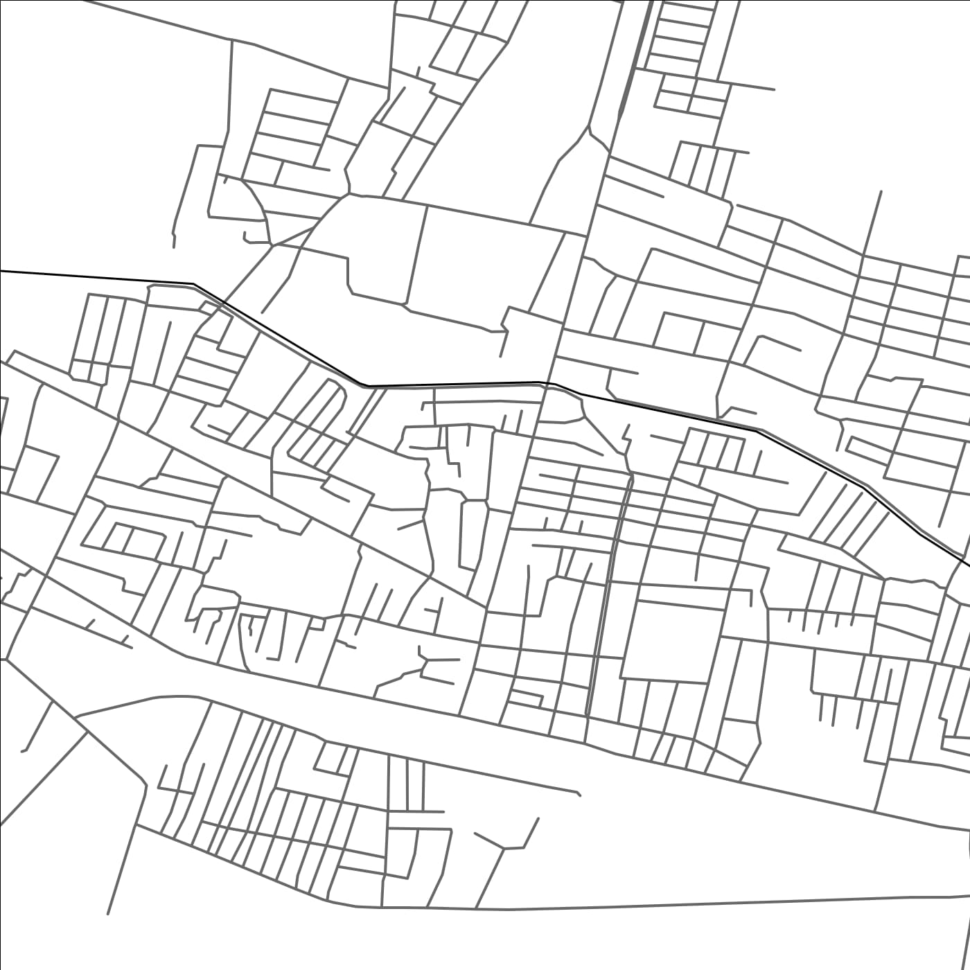 ROAD MAP OF OQTOSH SHAHRI, UZBEKISTAN BY MAPBAKES