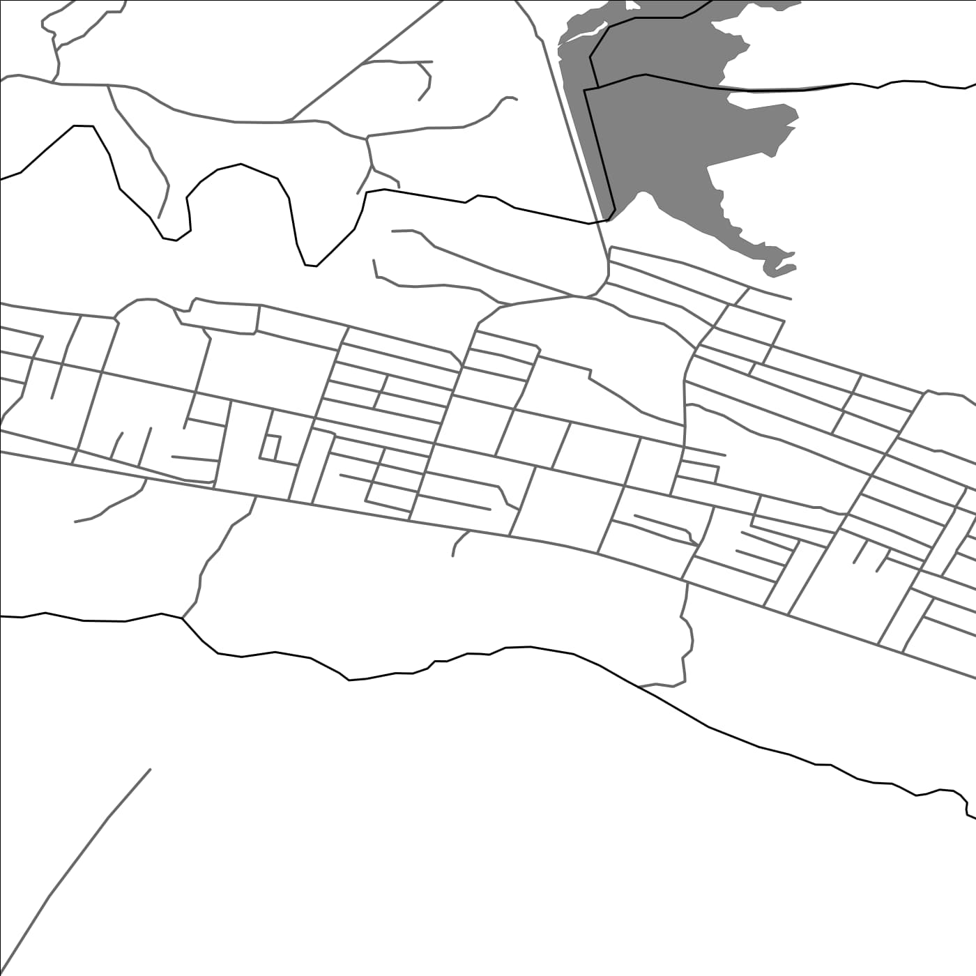 ROAD MAP OF QORASHINA, UZBEKISTAN BY MAPBAKES