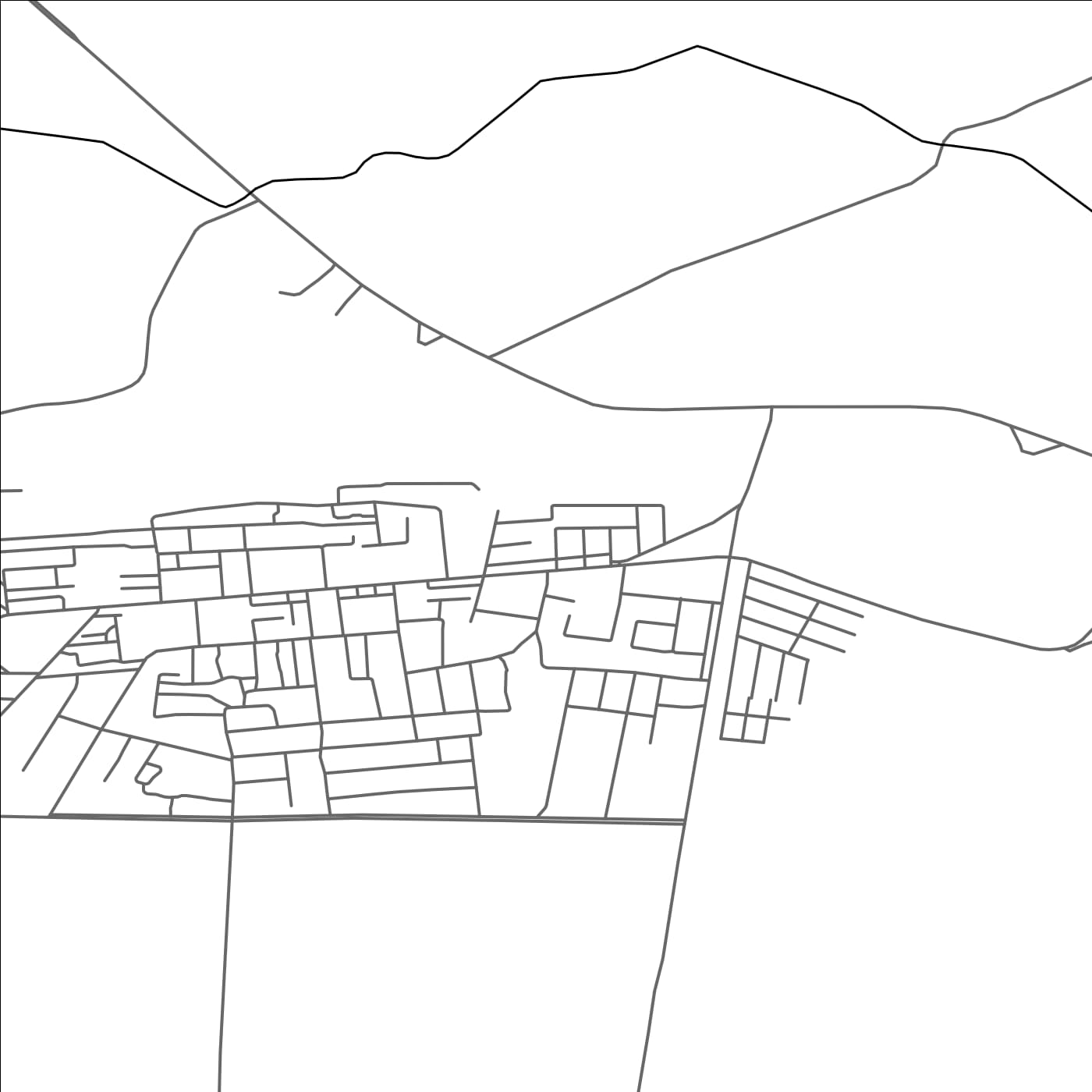 ROAD MAP OF QOROVULBOZOR, UZBEKISTAN BY MAPBAKES