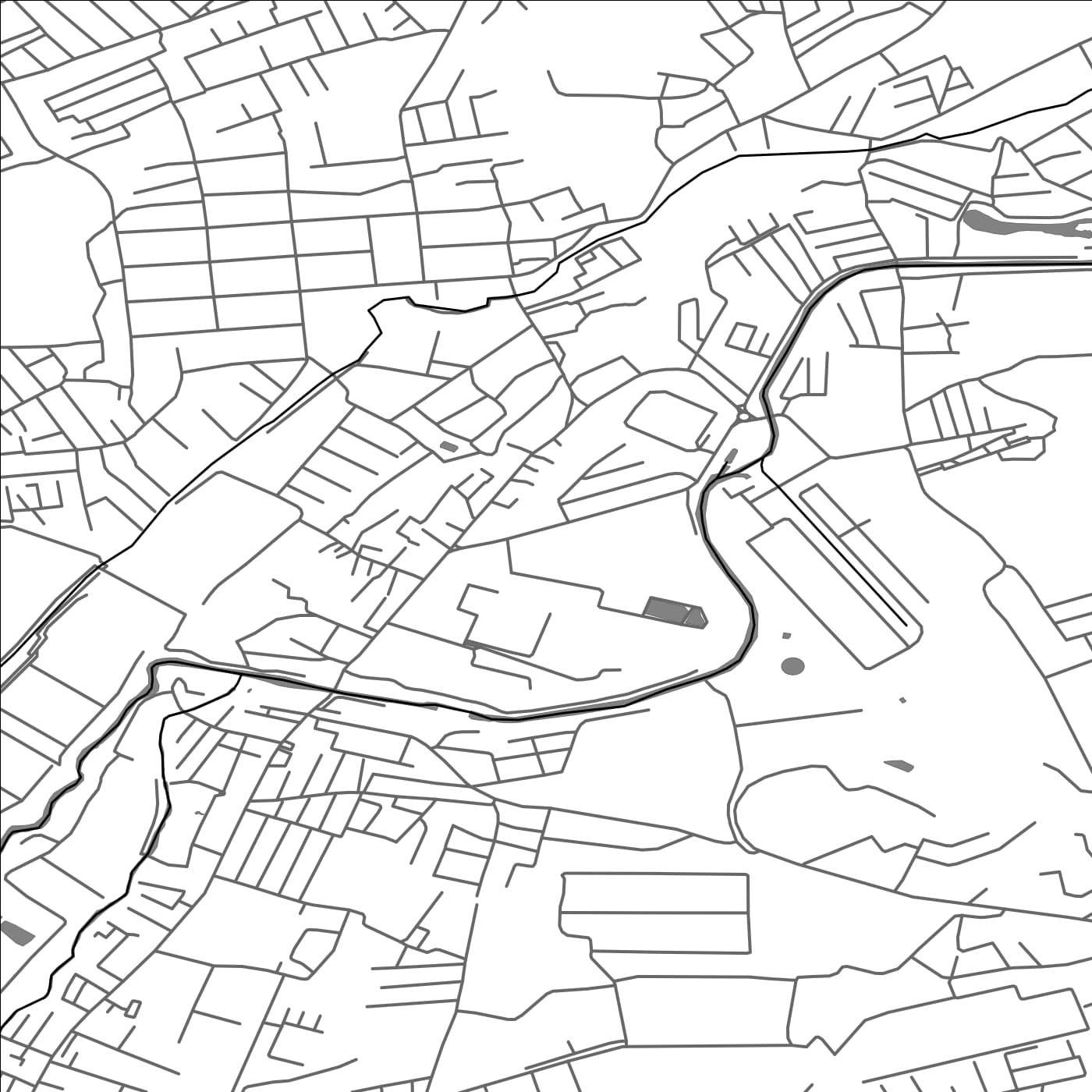 ROAD MAP OF SALOR, UZBEKISTAN BY MAPBAKES