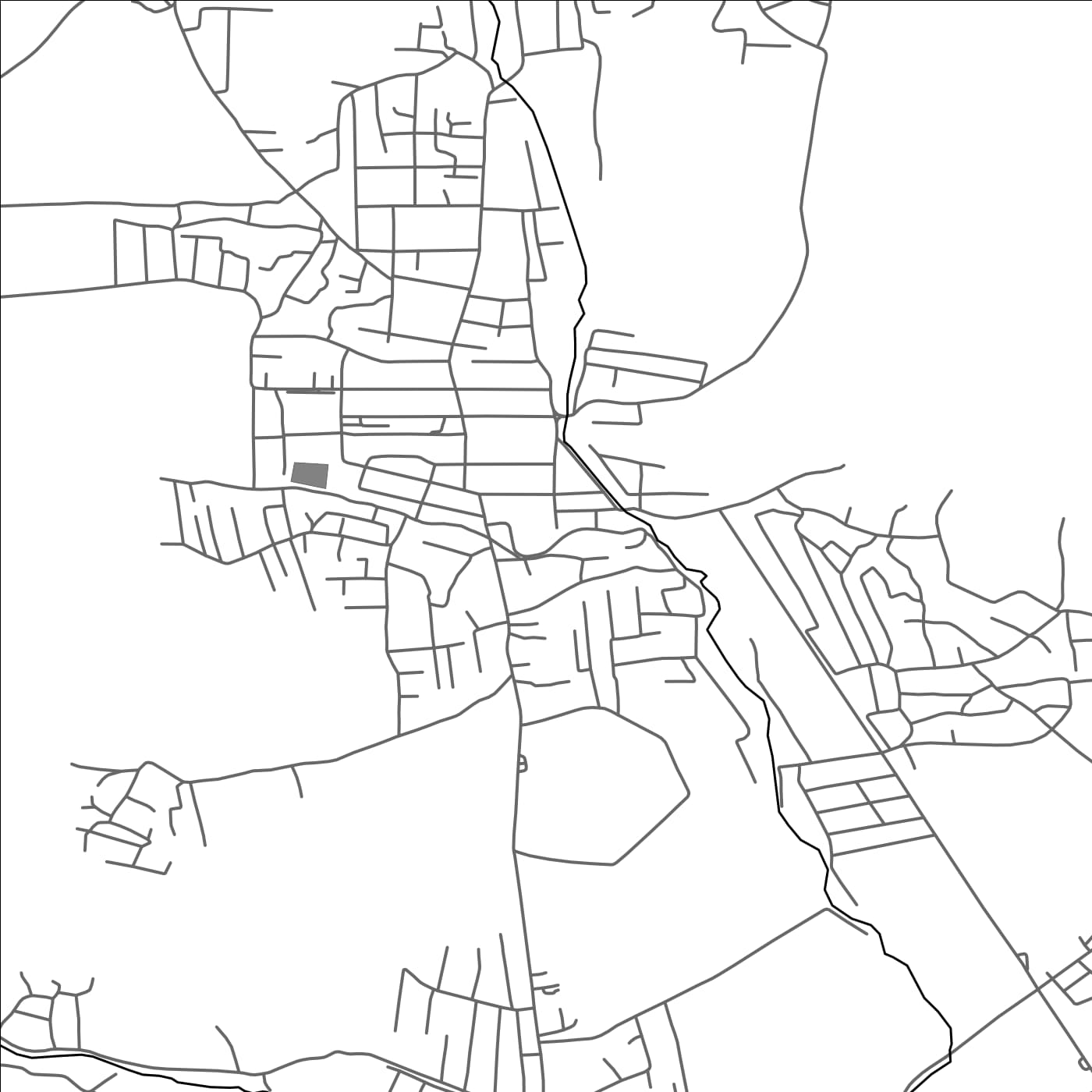 ROAD MAP OF SHARG`UN, UZBEKISTAN BY MAPBAKES