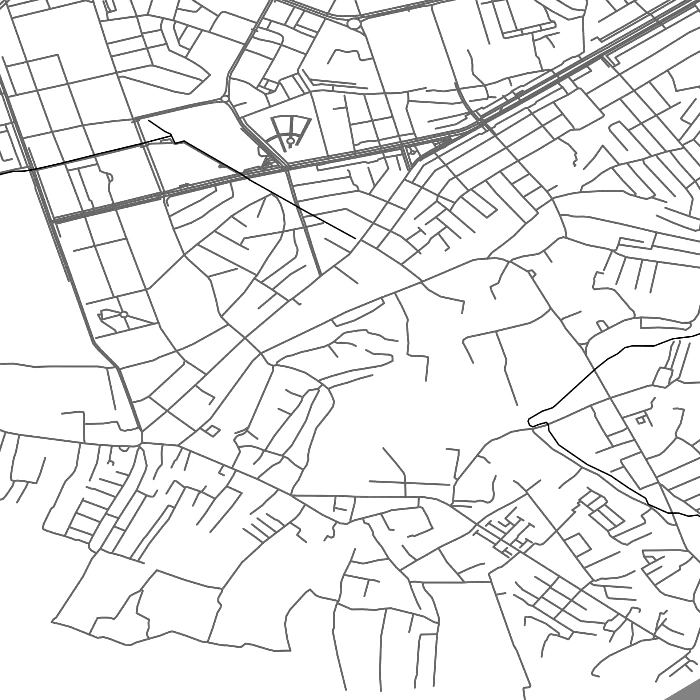 ROAD MAP OF TERMIZ, UZBEKISTAN BY MAPBAKES