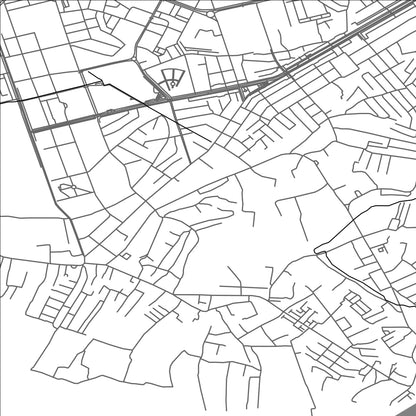 ROAD MAP OF TERMIZ, UZBEKISTAN BY MAPBAKES