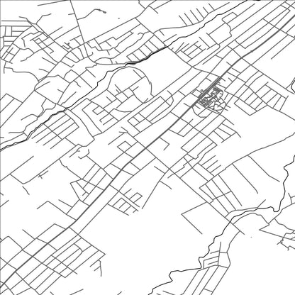 ROAD MAP OF URTAOWUL, UZBEKISTAN BY MAPBAKES