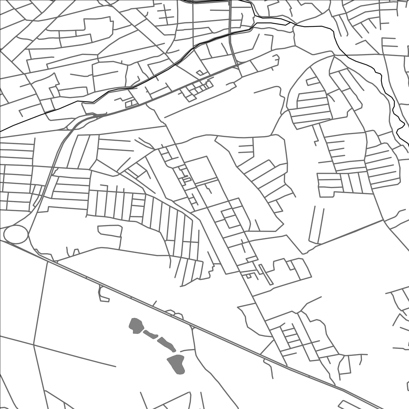 ROAD MAP OF YANGI MARG`ILON, UZBEKISTAN BY MAPBAKES