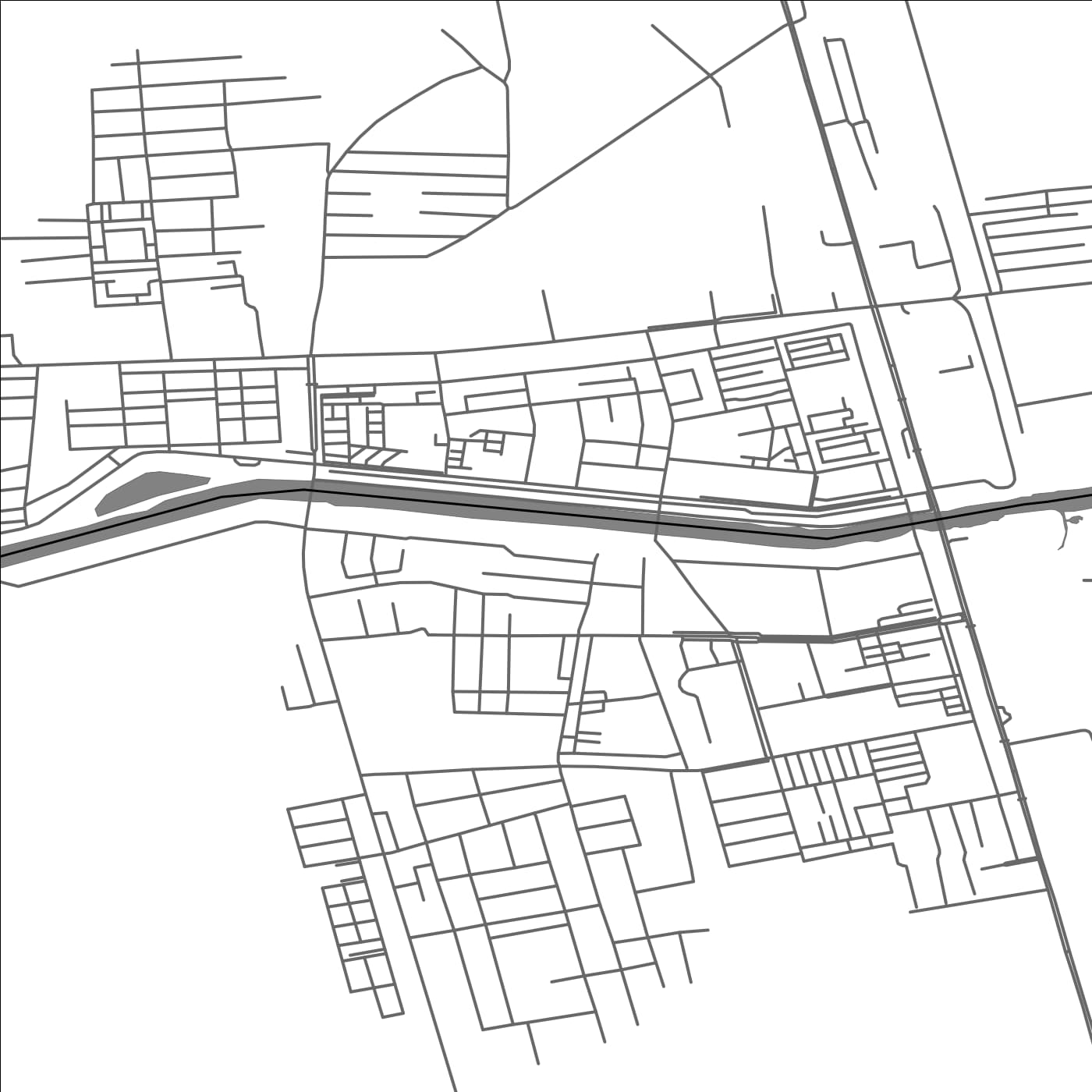 ROAD MAP OF YANGIYER, UZBEKISTAN BY MAPBAKES