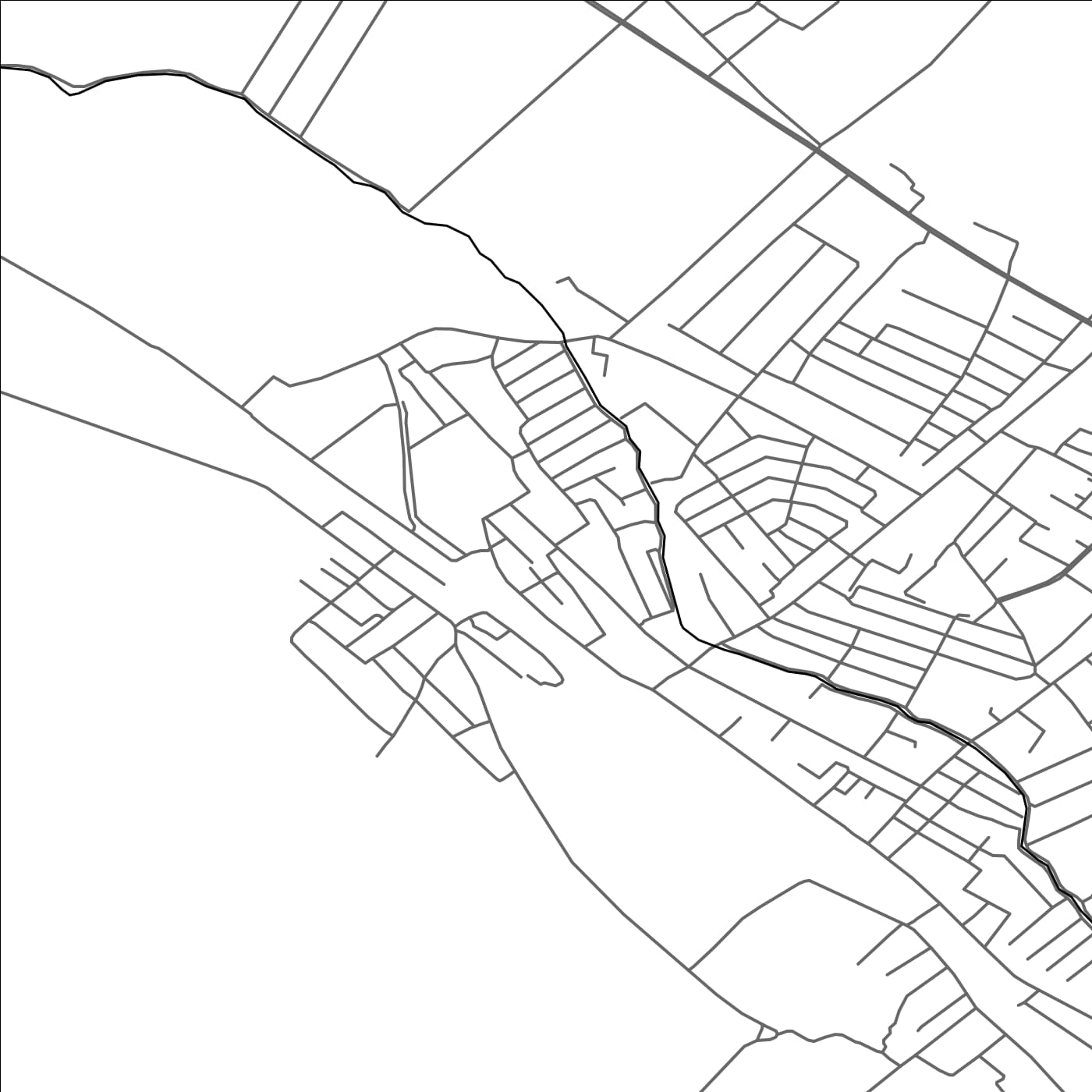 ROAD MAP OF ZIYODIN SHAHARCHASI, UZBEKISTAN BY MAPBAKES