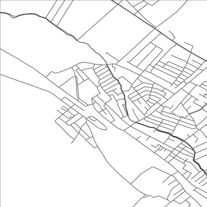 ROAD MAP OF ZIYODIN SHAHARCHASI, UZBEKISTAN BY MAPBAKES