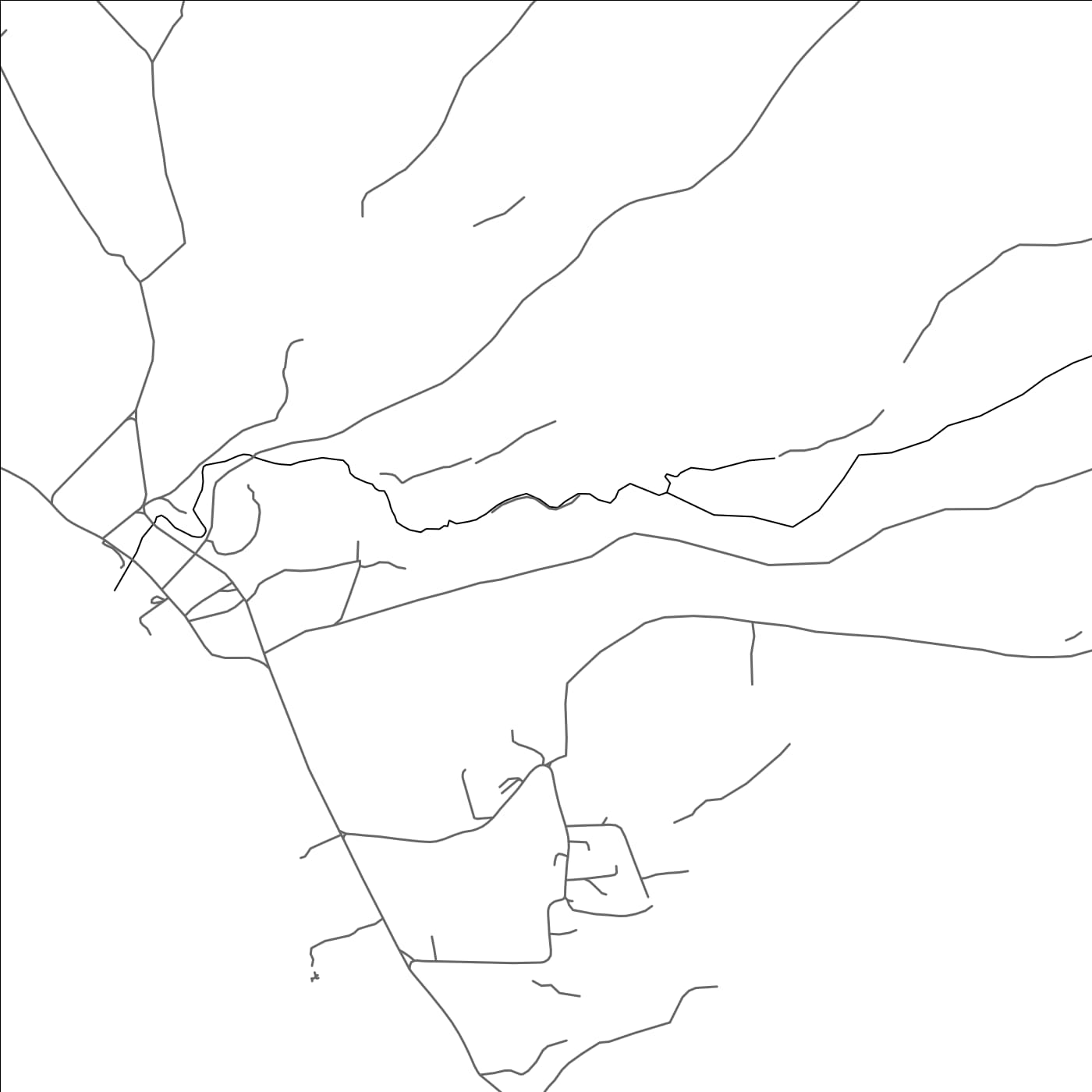 ROAD MAP OF ISANGEL, VANUATU BY MAPBAKES