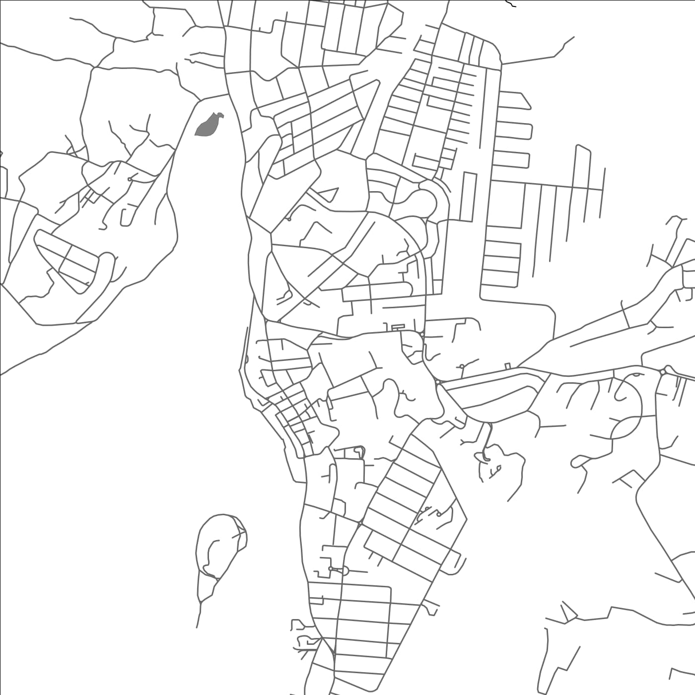 ROAD MAP OF PORT-VILA, VANUATU BY MAPBAKES