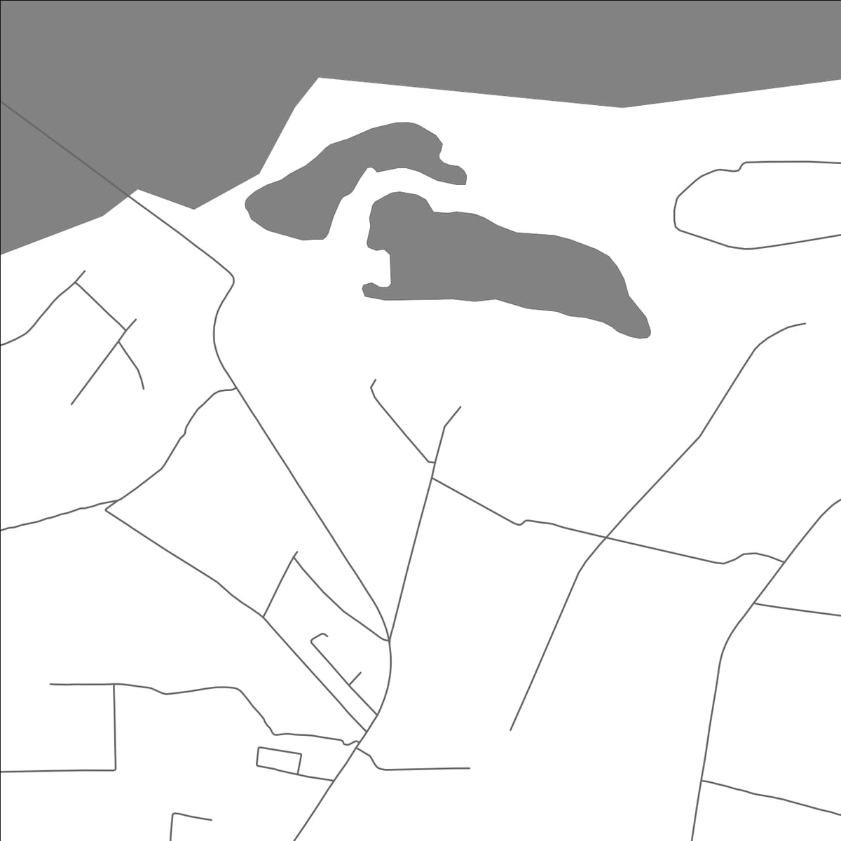 ROAD MAP OF BWANA MKUBWA, ZAMBIA BY MAPBAKES