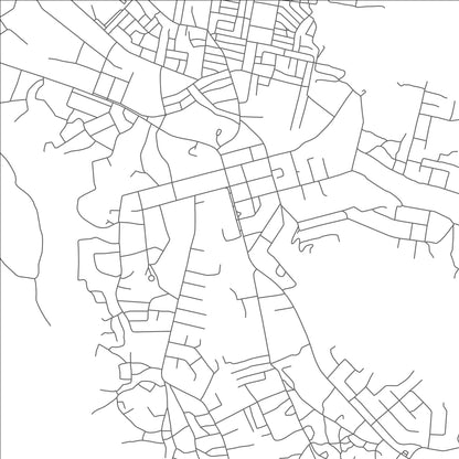 ROAD MAP OF CHIPATA, ZAMBIA BY MAPBAKES
