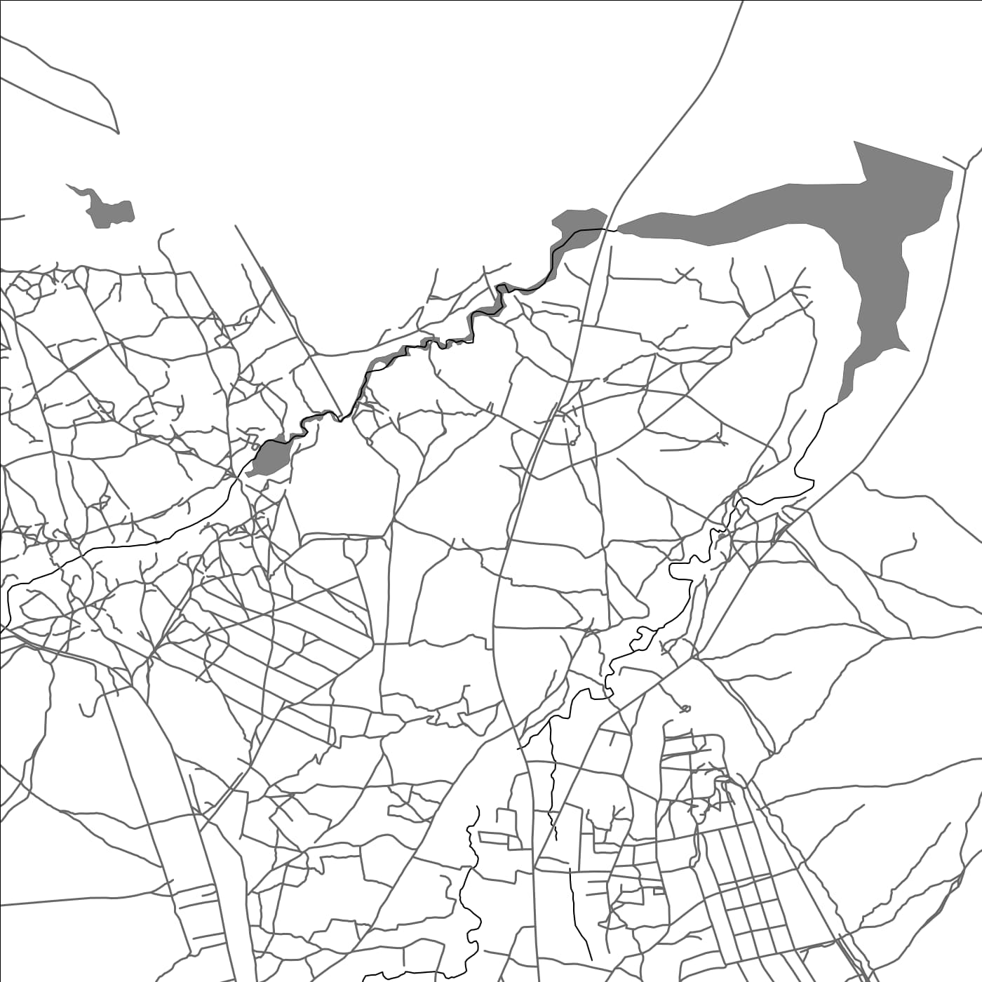 ROAD MAP OF CHOMA, ZAMBIA BY MAPBAKES