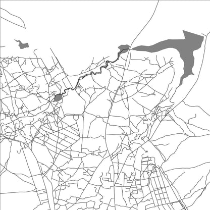 ROAD MAP OF CHOMA, ZAMBIA BY MAPBAKES