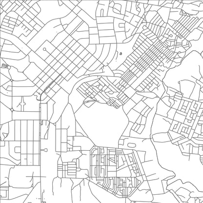 ROAD MAP OF LIVINGSTONE, ZAMBIA BY MAPBAKES