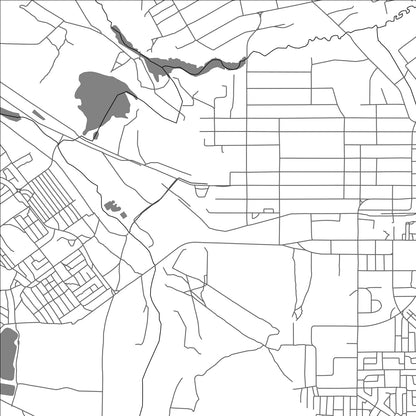 ROAD MAP OF LUANSHYA, ZAMBIA BY MAPBAKES