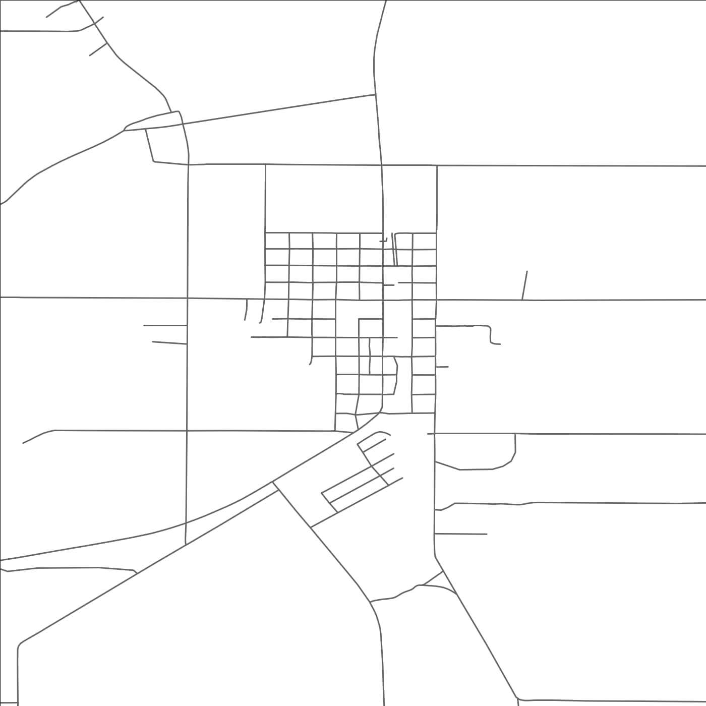 ROAD MAP OF ANTONITO, COLORADO BY MAPBAKES