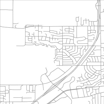 ROAD MAP OF APPLEWOOD, COLORADO BY MAPBAKES