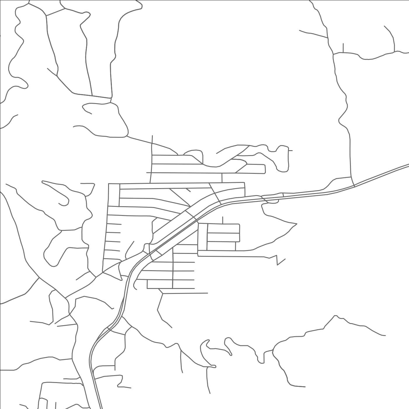 ROAD MAP OF ASPEN PARK, COLORADO BY MAPBAKES