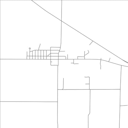 ROAD MAP OF AVONDALE, COLORADO BY MAPBAKES