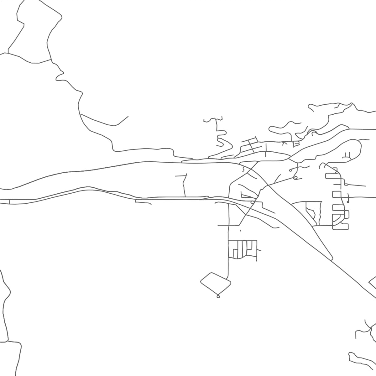 ROAD MAP OF BASALT, COLORADO BY MAPBAKES
